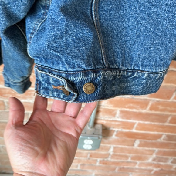 Wrangler Vintage men’s trucker Sherpa lined jacket with corduroy collar sz XXL - Picture 13 of 14